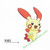 Pokemon Regional Pass Sticker Plusle
