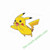 Pokemon Regional Pass Sticker Pikachu