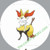 Pokemon Regional Pass Sticker Braixen
 Pokemon Regional Pass Sticker Braixen