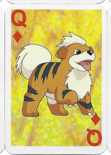 Pokemon Mini Playing Card Growlithe