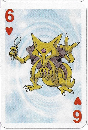 Pokemon Mini Playing Card Kadabra