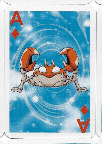 Pokemon Krabby Mini Playing Card Nintendo 3291-098