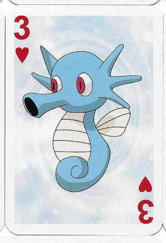 Pokemon Mini Playing Card Horsea