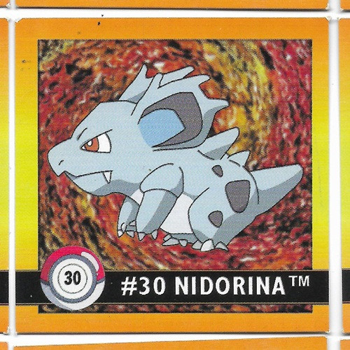 Pokemon Square sticker Nidorina Pokemon Square sticker Nidorina
