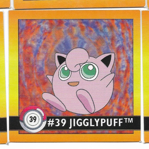 Pokemon Square sticker Jigglypuff