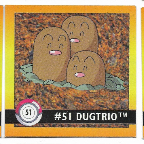 Pokemon Square sticker Dugtrio