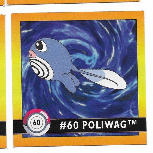 Pokemon Square sticker Poliwag