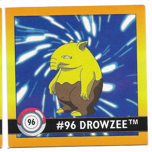 Pokemon Square sticker Drowzee Pokemon Square sticker Drowzee