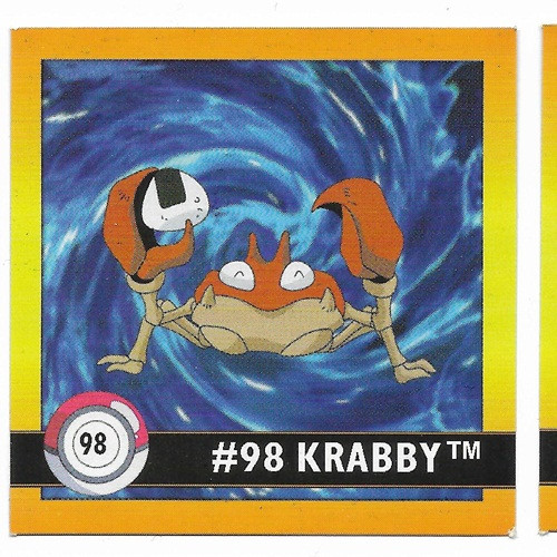 krabby pokemon card Krabby - 3D Printed Pokemon Card Wall Hanger | Fan Art | Pokemon TCG main image 0