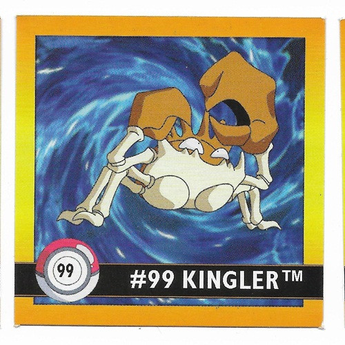 Pokemon Square sticker Kingler Pokemon Square sticker Kingler