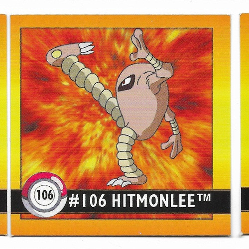 Pokemon small sticker Hitmonlee