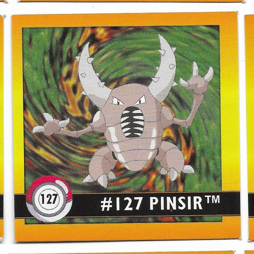 Pokemon Square sticker Pinsir Pokemon Square sticker Pinsir