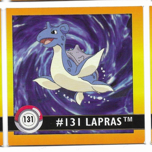 Pokemon Lapras Square Sticker Artbox 6594-131 Pokemon Lapras Square Sticker Artbox 6594-131