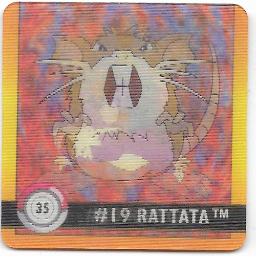 Pokemon Rattata Raticate Action Flipz - Pokemon Premier Edition
