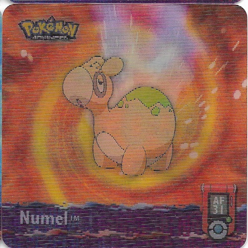 Pokemon Numel Camerupt Action Flipz - Pokemon Advanced Series