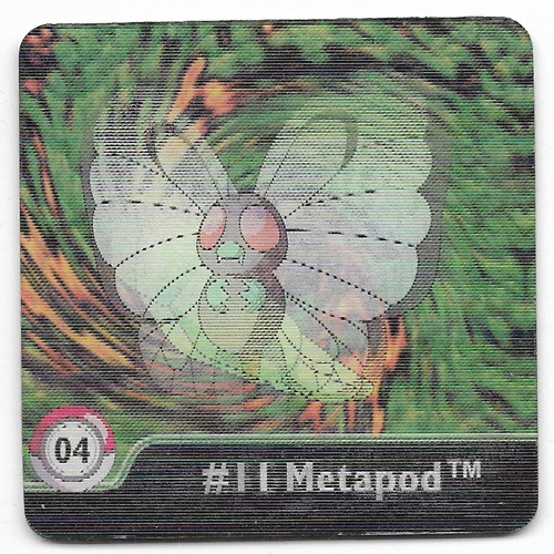Pokemon Caterpie Metapod Butterfree Action Flipz - Pokemon Series One