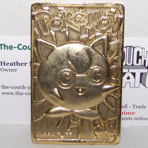 Pokemon Jigglypuff 23K Gold Card Burger King