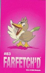 carta pokémon farfetch'd - Buy Antique stickers on todocoleccion