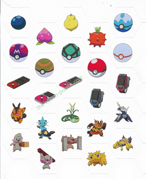 Pokemon Unova Stickers