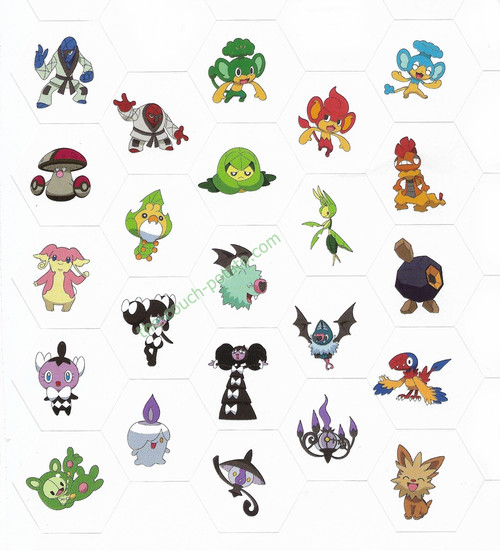 Pokemon Unova Stickers