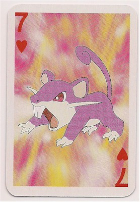 Pokemon Mini Playing Card Rattata