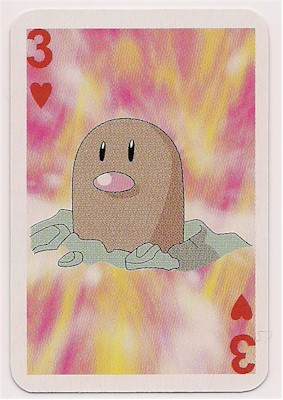 Pokemon Mini Playing Card Diglett