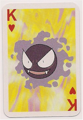 Pokemon Mini Playing Card Gastly