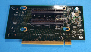Intel 2U Rackmount PCI-Express x16 to PCIe x8 x4 Card Slot Riser Expansion Board Intel 2U Rackmount PCI-Express x16 to PCIe x8 x4 Card Slot Riser Expansion Board