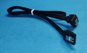 25" Extra Long SATA DVD HDD Hard Drive Cable Latching 90 Degree & Straight Ends