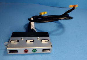 Lenovo ThinkCentre M73e USB 2.0 Port Audio Jack Front I/O Panel Cable 54Y9910 Lenovo ThinkCentre M73e USB 2.0 Port Audio Jack Front I/O Panel Cable 54Y9910
