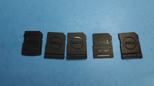 Lot of 5 Assorted Dell Latitude Laptop SD Card Plastic Blank Dummy Filler Plate