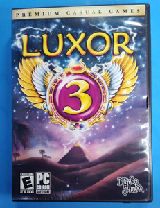 Luxor 3 PC CD-ROM Retro Puzzle Game Vintage Windows 2000/XP/Vista Large Box Luxor 3 PC CD-ROM Retro Puzzle Game Vintage Windows 2000/XP/Vista Large Box