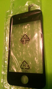 Apple iPhone 4 4S 4GS Front Digitizer TouchScreen Face Assembly Black 821-0999-A