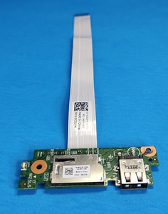 Dell Inspiron 17 5748 Laptop USB Port SD Card Reader Board R1F2R w/Cable CG2F4 Dell Inspiron 17 5748 Laptop USB Port SD Card Reader Board R1F2R w/Cable CG2F4