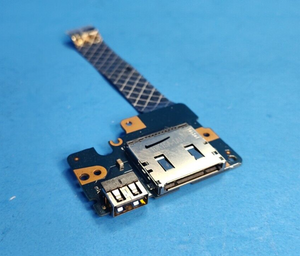 Dell Latitude 3450 Laptop USB 2.0 Port SD Card Reader Slot Board & Cable C9D47