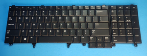 Dell Latitude E5530 Laptop Black US Full-Size 15.6" Keyboard w/Number Pad 2FD2H Dell Latitude E5530 Laptop Black US Full-Size 15.6" Keyboard w/Number Pad 2FD2H