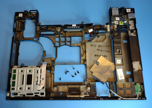 Dell Latitude E6410 Bottom Base Lower Case Chassis w/ Screws & DC Jack N11DD