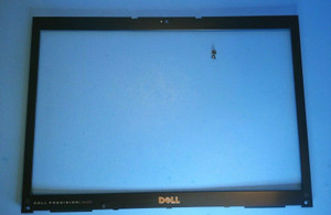 Dell Precision M6400 17" LCD Screen Trim Front Bezel w/ Webcam Port Screws J409F