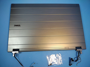 Dell Precision M4500 LCD Screen Back Rear Cover Top Lid w/ Hinges & Screws G1XVM