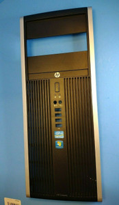 HP Compaq Elite Pro Microtower Front Case Cover Faceplate Bezel