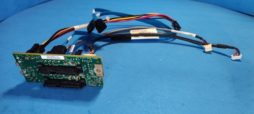 Intel 2xSATA to 2x 2.5" SATA/SAS HDD Hard Drive BHP HSBP Backplane Board +Cables