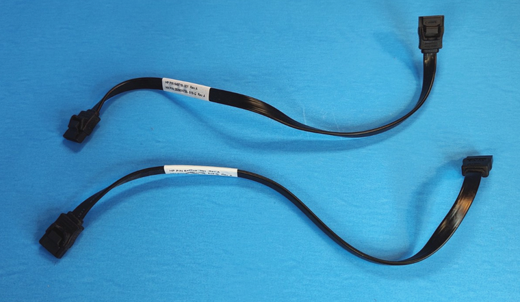 Lot of 2x HP ProDesk 405 G2 280 G1 Desktop 11" SATA Drive Cable Black 649719-001
