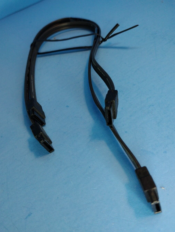 Lot of 2 x HP ProDesk 400 405 G1 MT 14" SATA SSD Hard Drive HDD DVD Cable, Black