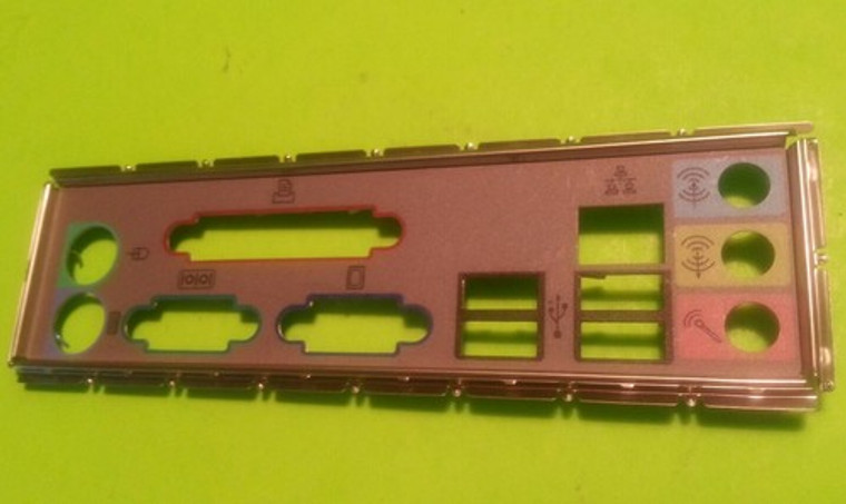 mATX/ATX Motherboard Backplate PS2 Serial Color Coded I/O Port Back Cover Shield