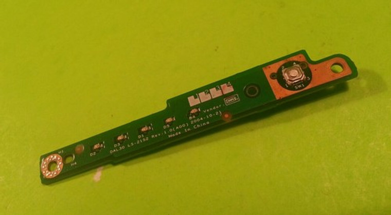Dell Inspiron 2200 6000 Power On Off Button Board DAL30 LS2152