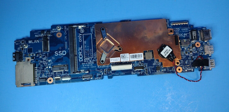 Dell Latitude 11-3150 DDR3L Laptop Motherboard w/ Intel 2.16GHz Dual CPU 416X4