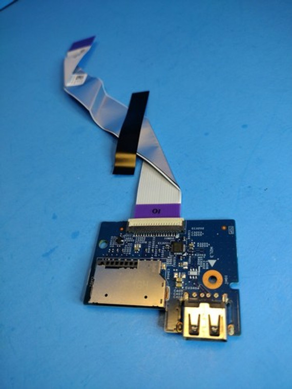 Dell Latitude 3560 3570 Laptop SD Card / USB 2.0 Port Adapter Board Ribbon Cable