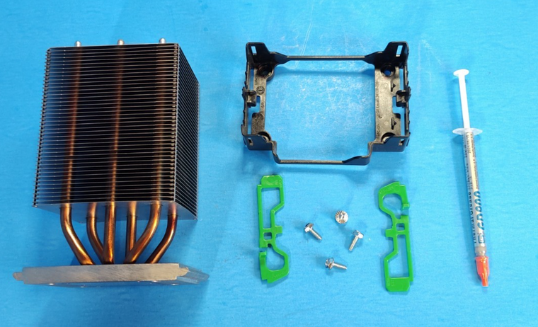 Dell PowerEdge SC420 OptiPlex GX280 Dimension 4700 Desktop CPU Heatsink +Bracket