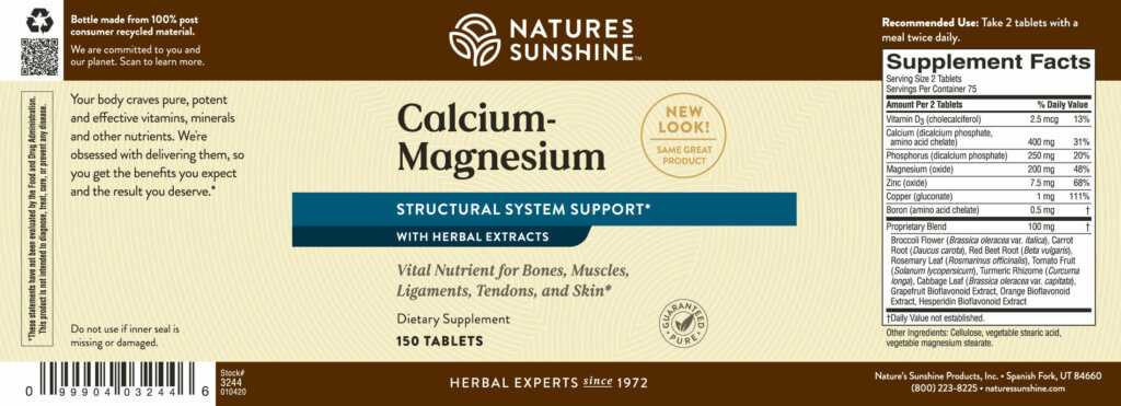 Calcium-Magnesium, SynerPro® (150 tabs)