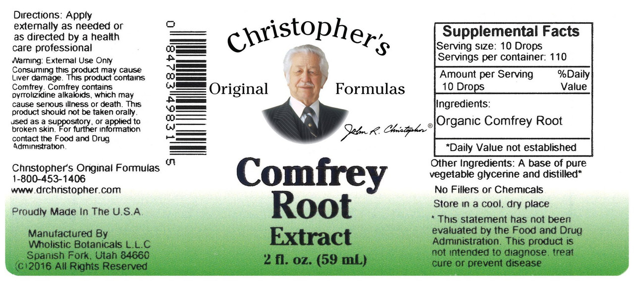 Comfrey Root Extract (2 oz)